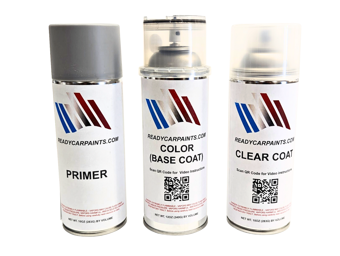 FIAT 666A Cinza Cromo Metallic Automotive Spray Paint 100% OEM Color Match